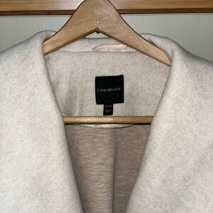 Lane Bryant 26-28 Women's Ivory Pea Coat